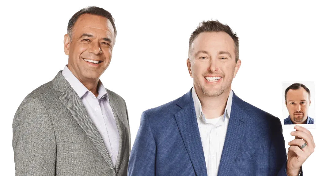 Dr. James Harris with RESTORE client Scott N.
